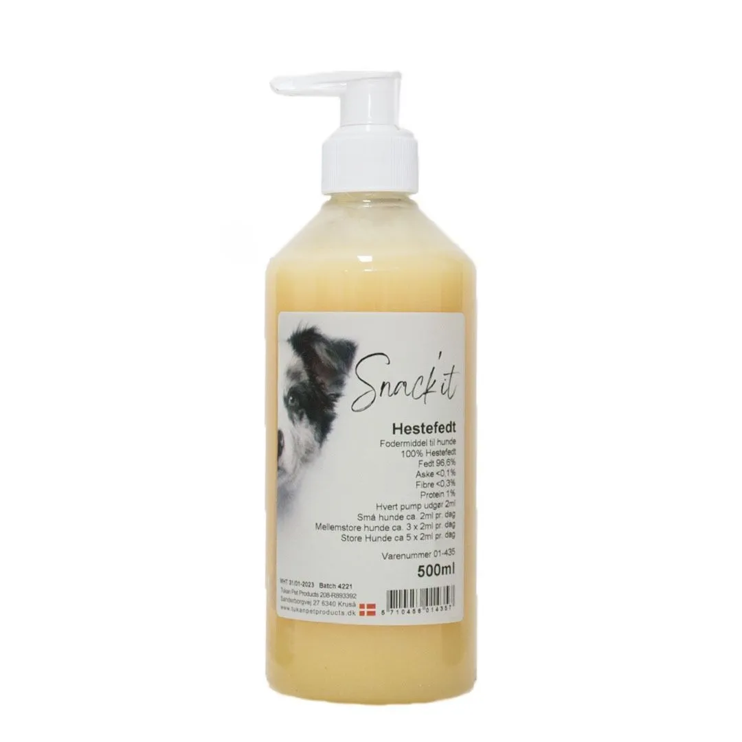 Snackit Hestefedt til Hunde 500 ml